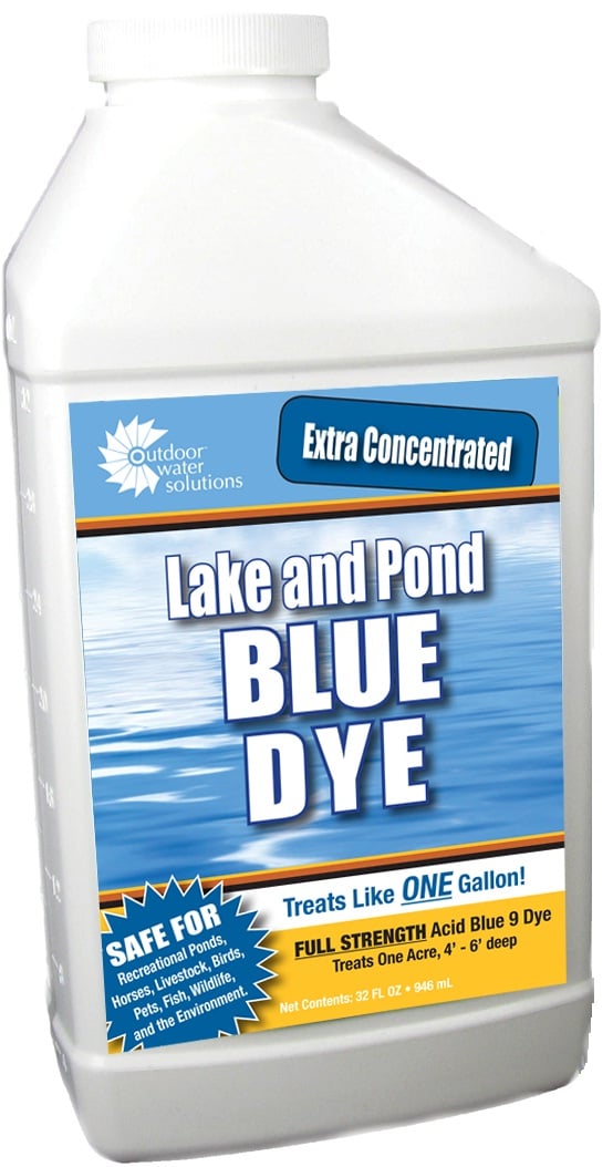 Outdoor Water Solutions Lake & Pond Blue Dye 1 Quart PSP0125