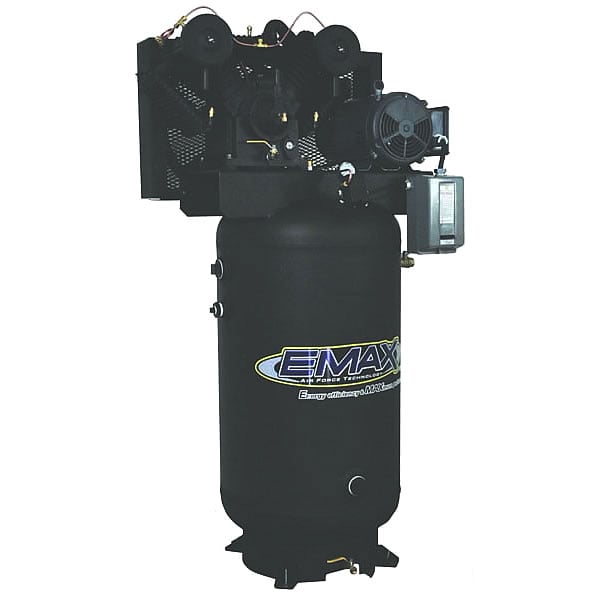 EMAX Heavy Industrial 7.5 HP 80 Gallon Two Stage Air Compressor 208/230V 1 Phase PE07V080V1