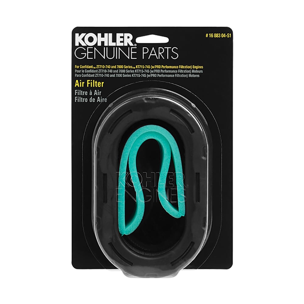 Kohler Air Filter and Pre-Cleaner - 16 883 04-S1