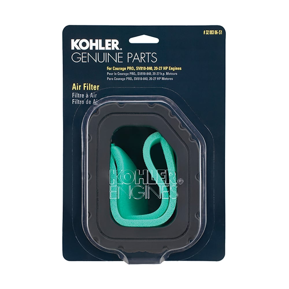 Kohler Air Filter and Pre-Cleaner 32 883 06-S1