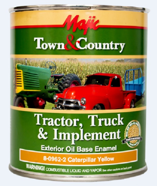 Majic Tractor Truck & Implement Exterior Oil Based Enamel Paint -Caterpillar Yellow 8-0962-2