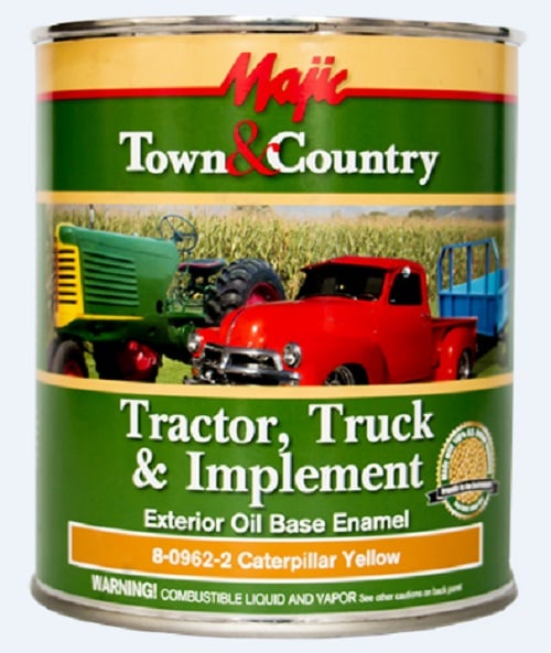 Majic Tractor Truck & Implement Exterior Oil Based Enamel Paint -Caterpillar Yellow 8-0962-2