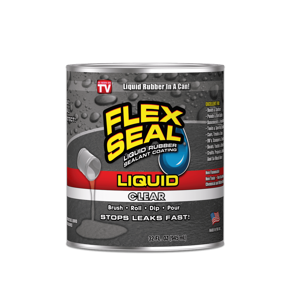 Flex Seal Liquid Flex Seal Clear 32 oz Can LFSCLRR32