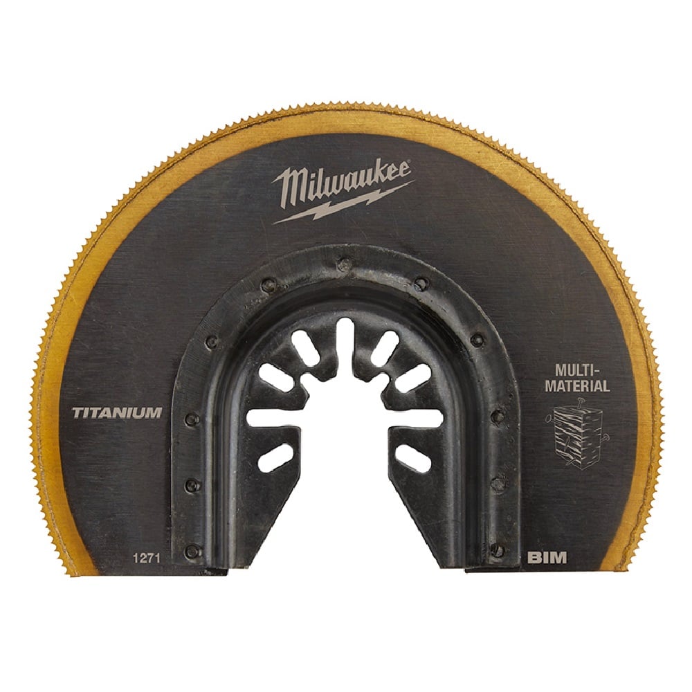 Milwaukee® Open-Lok™ 3-1/2" Titanium Enhanced Bi-Metal Segmented Blade, 1 Pack - 49-25-1271