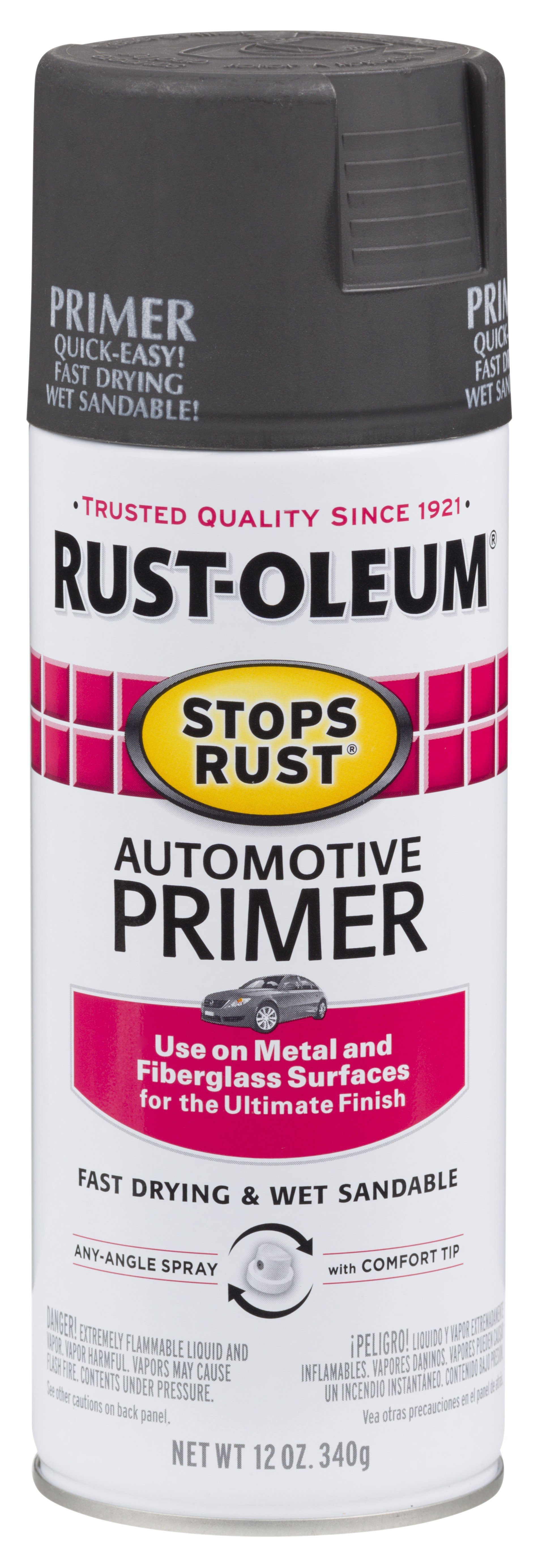 Rust-Oleum Stops Rust Auto Primer Spray Dark Grey - 2089830