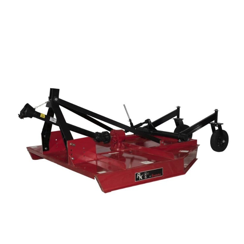 King Kutter 7' Heavy Duty Rotary Kutter with 60 HP Gearbox, Red - L-84-60-HD-RR
