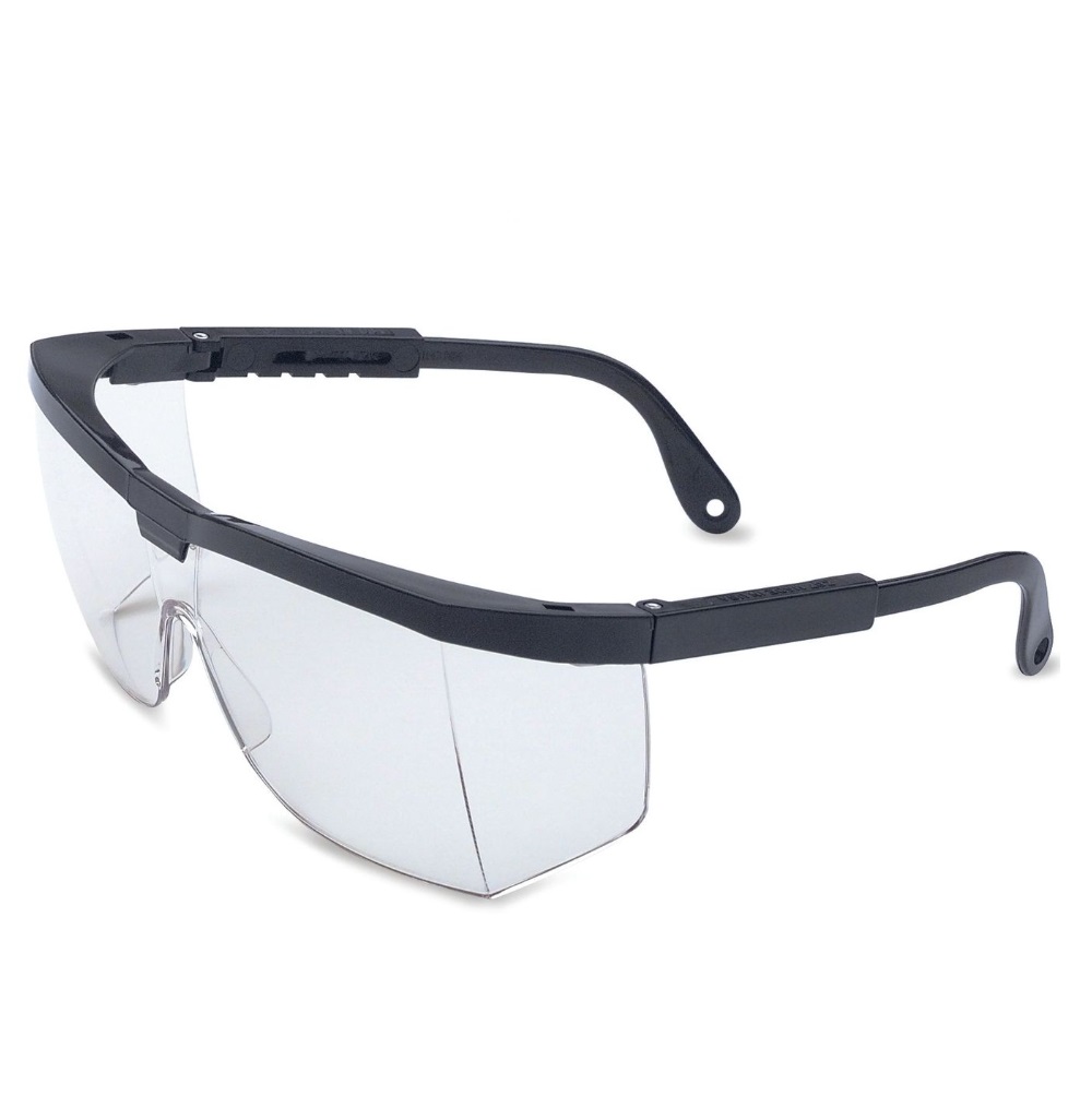 Honeywell (A200) Black Frame Clear Lens Safety Eyewear with Anti-Scratch Hard Coat Lenses - RWS-51136