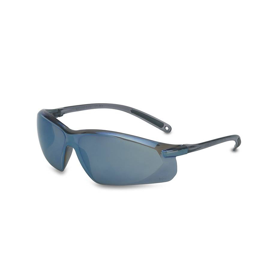 Honeywell A703 Tinted Safety Glasses Blue Mirror Lens RWS51035