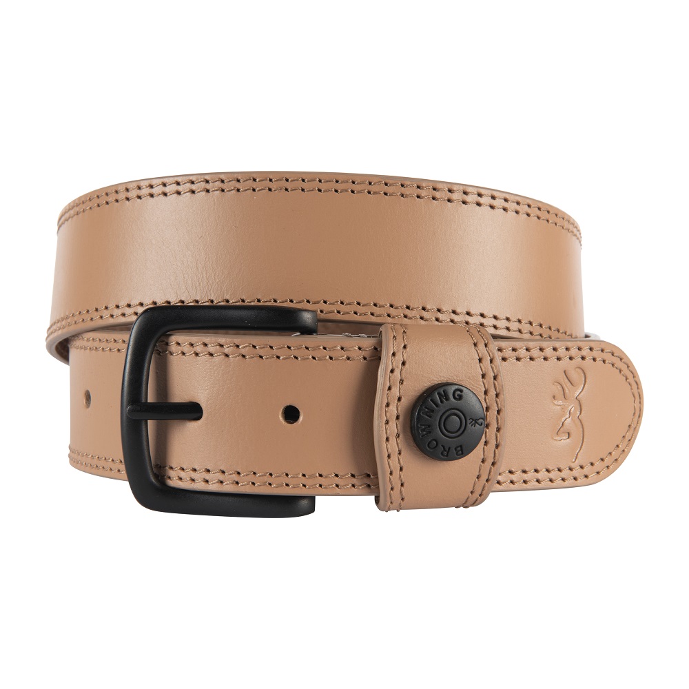 Browning Men's Leather Slug Belt, Brown - BBE101008