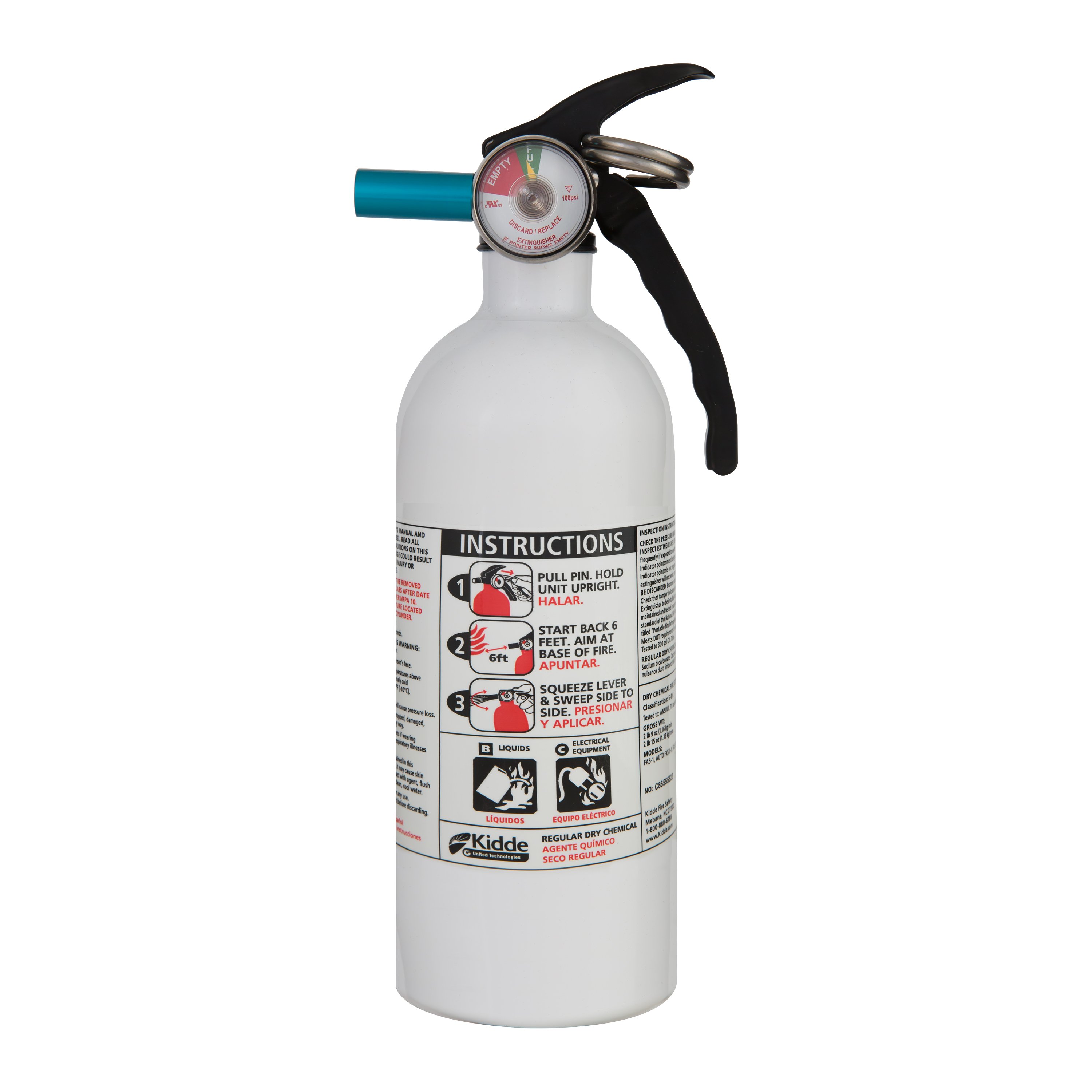 Kidde 5-BC Dry Chemical Automobile Fire Extinguisher - 21006287MTL