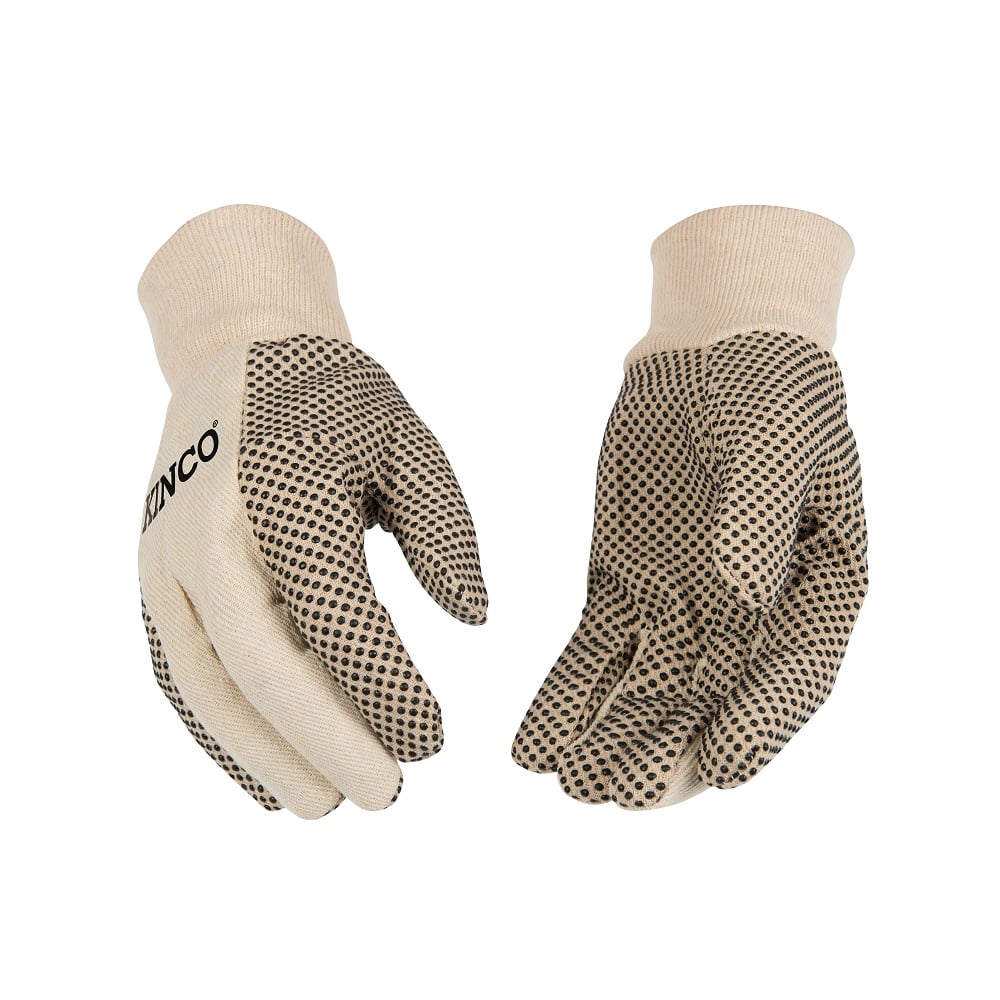Kinco 10 oz Canvas Gloves with PVC Dots 8623PK