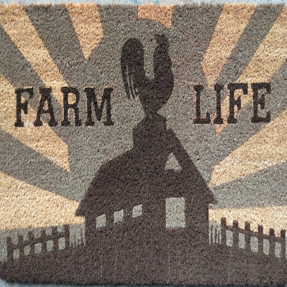 Farm Life Barn Coir Mat 17" x 29" ADR004