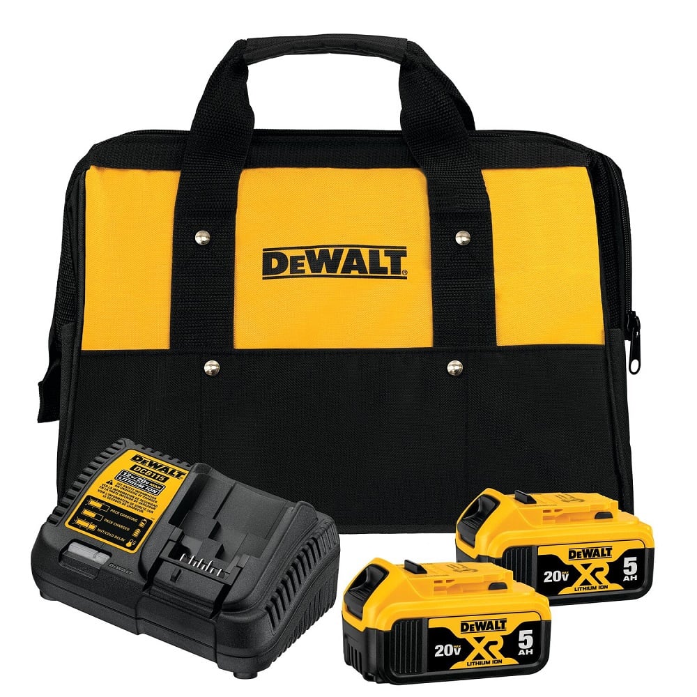 DEWALT® 20V MAX* 5.0Ah Starter Kit with 2 batteries - DCB205-2CK