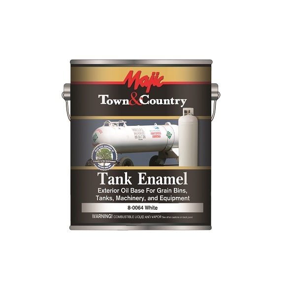 Majic Town & Country Oil Base Tank Enamel White Gallon - 8-0064-1