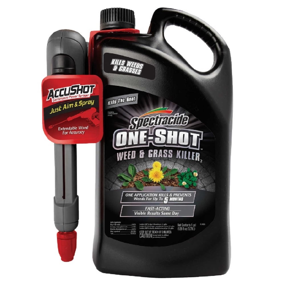 Spectracide One-Shot Weed & Grass Killer AccuShot, 1 Gallon Bottle