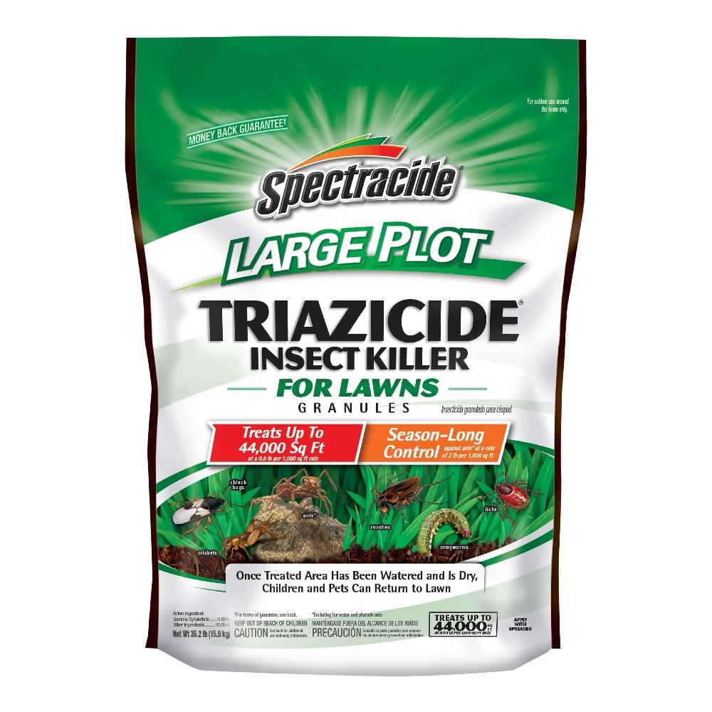Spectracide Large Plot Triazicide® Insect Killer For Lawns Granules - Dump Bin, 35.2lb. Bag