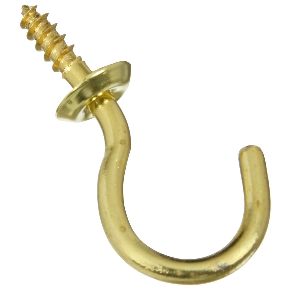 National Hardware 2021 Cup Hooks - Solid Brass in Solid Brass - N119-685