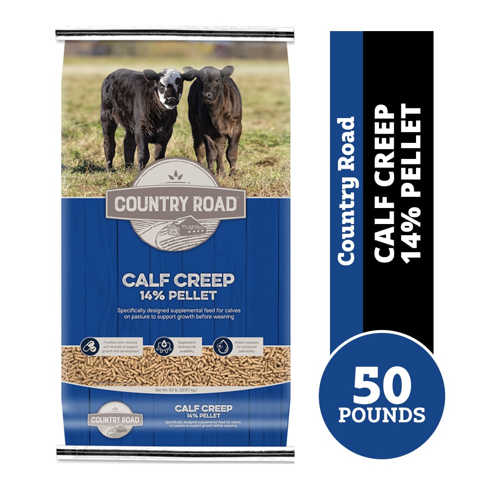 Rural King Country Road Calf Creep Feed, 50 lb. Bag