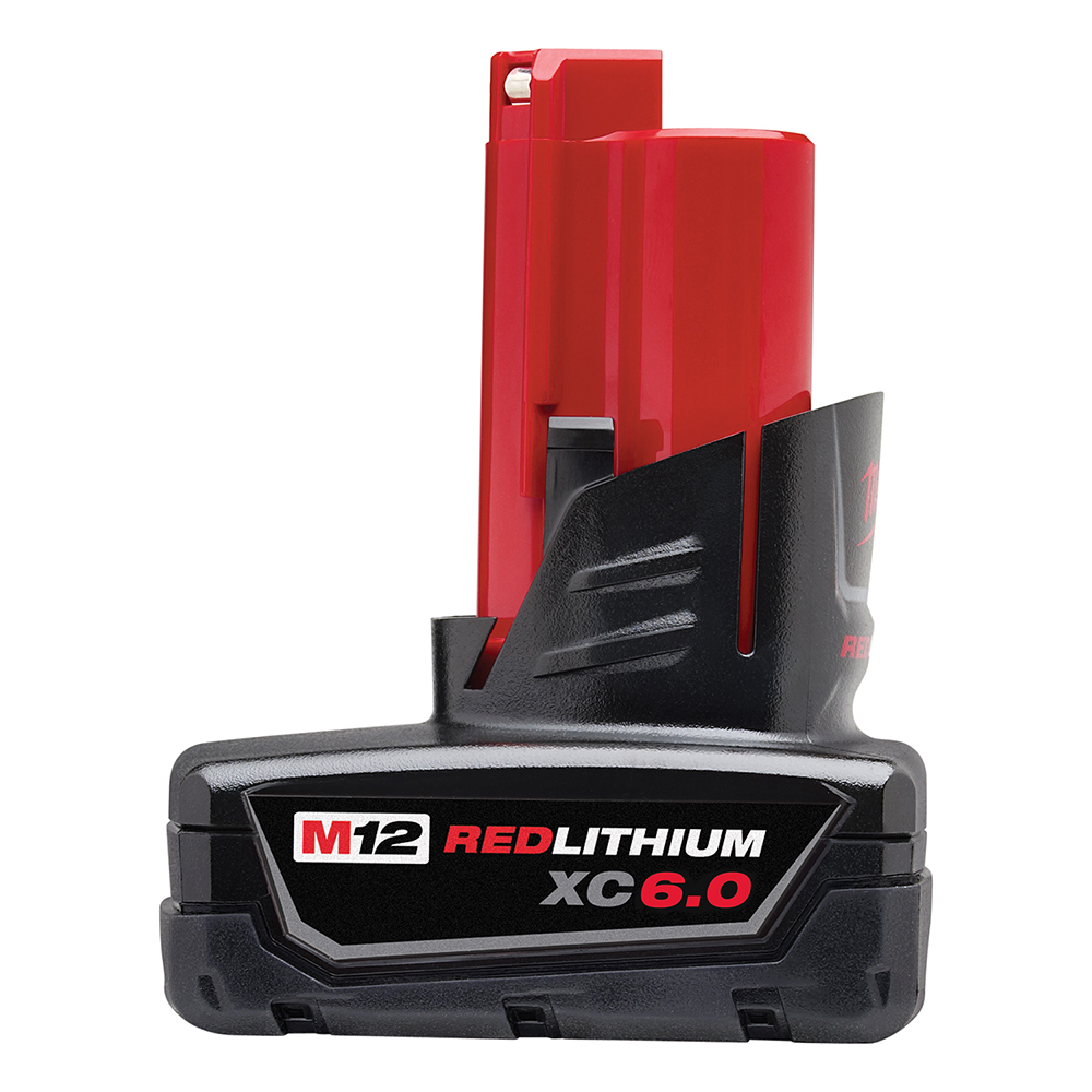 Milwaukee M12 RedLithium XC 6.0 AH Extended Capacity Battery Pack - 48-11-2460