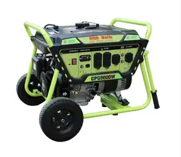 Green Power America 8000 Watt Gas Powered Recoil Start Portable Generator, 420cc LCT OVH 15 HP Engine - GPG8000W Main Image