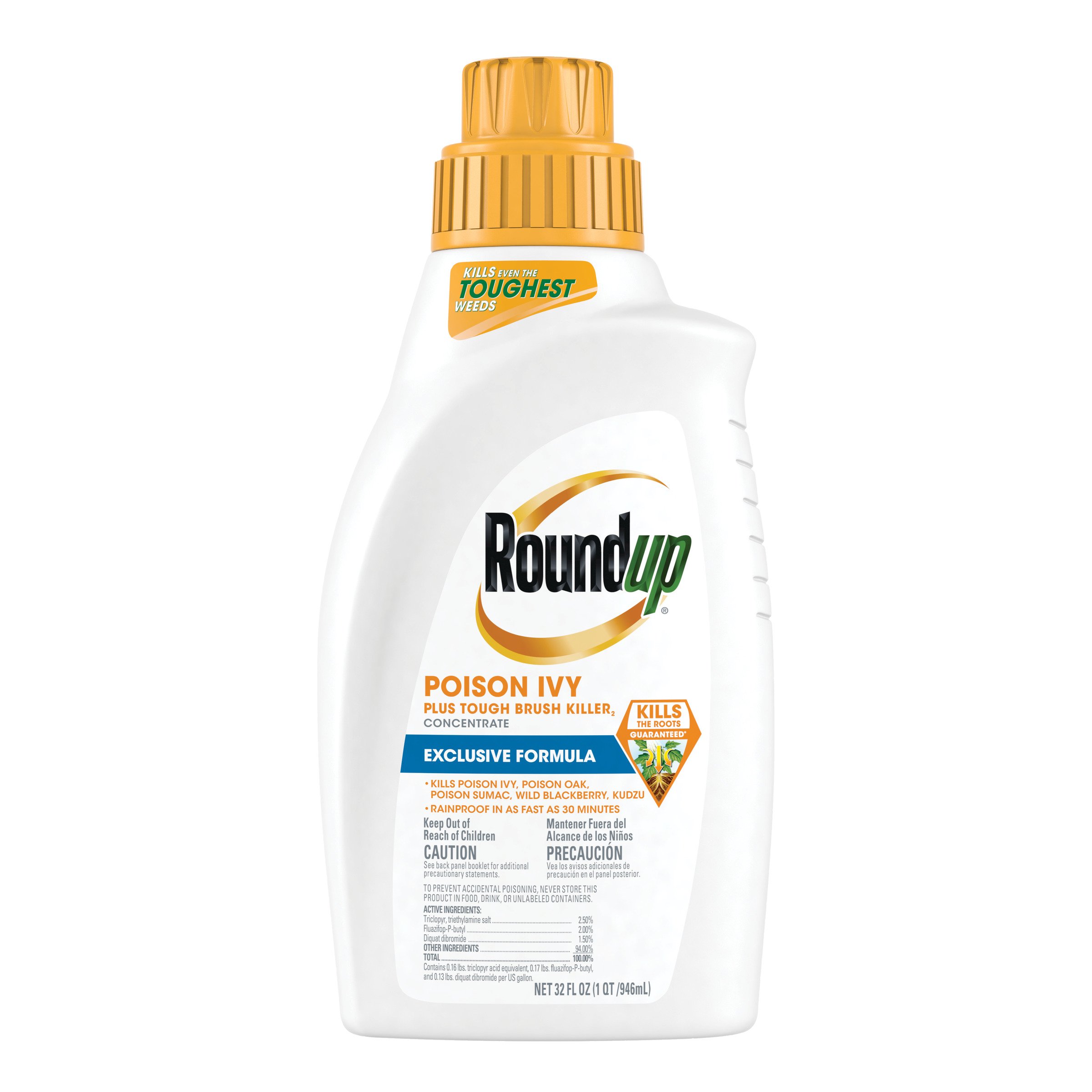 Roundup Poison Ivy Plus Tough Brush Killer Concentrate, 32 oz. Bottle