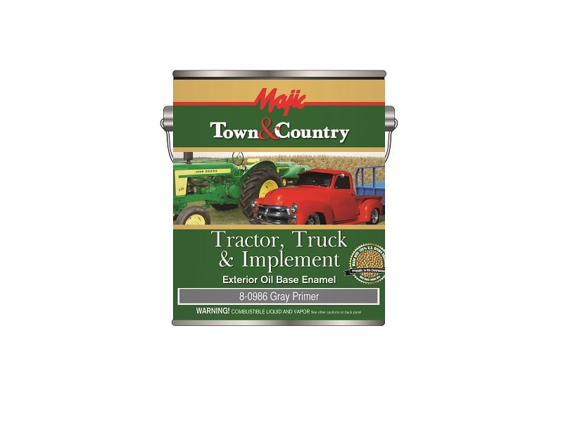 Majic Town and Country Tractor Truck and Implement Oil Base Primer Gray Primer Gallon - 8-0986-1