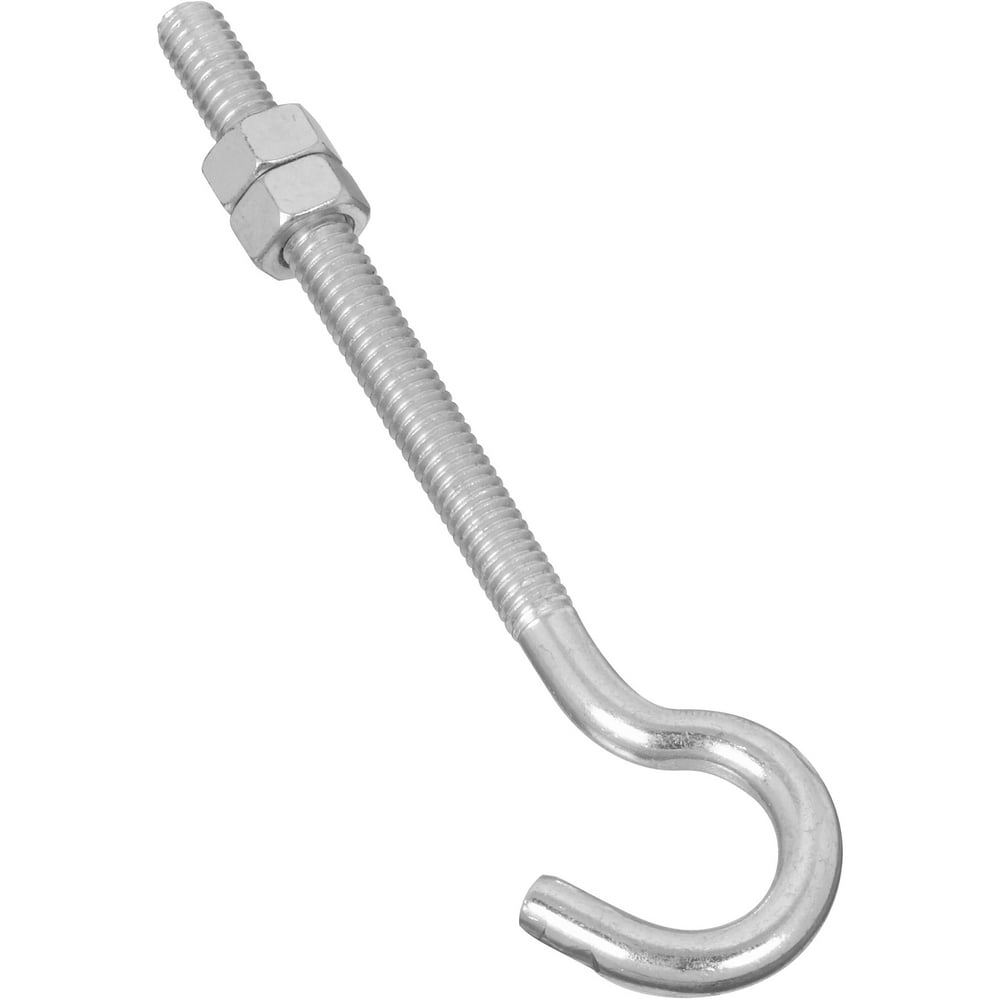 National Hardware 2162 Hook Bolts in Zinc plated - N221-689