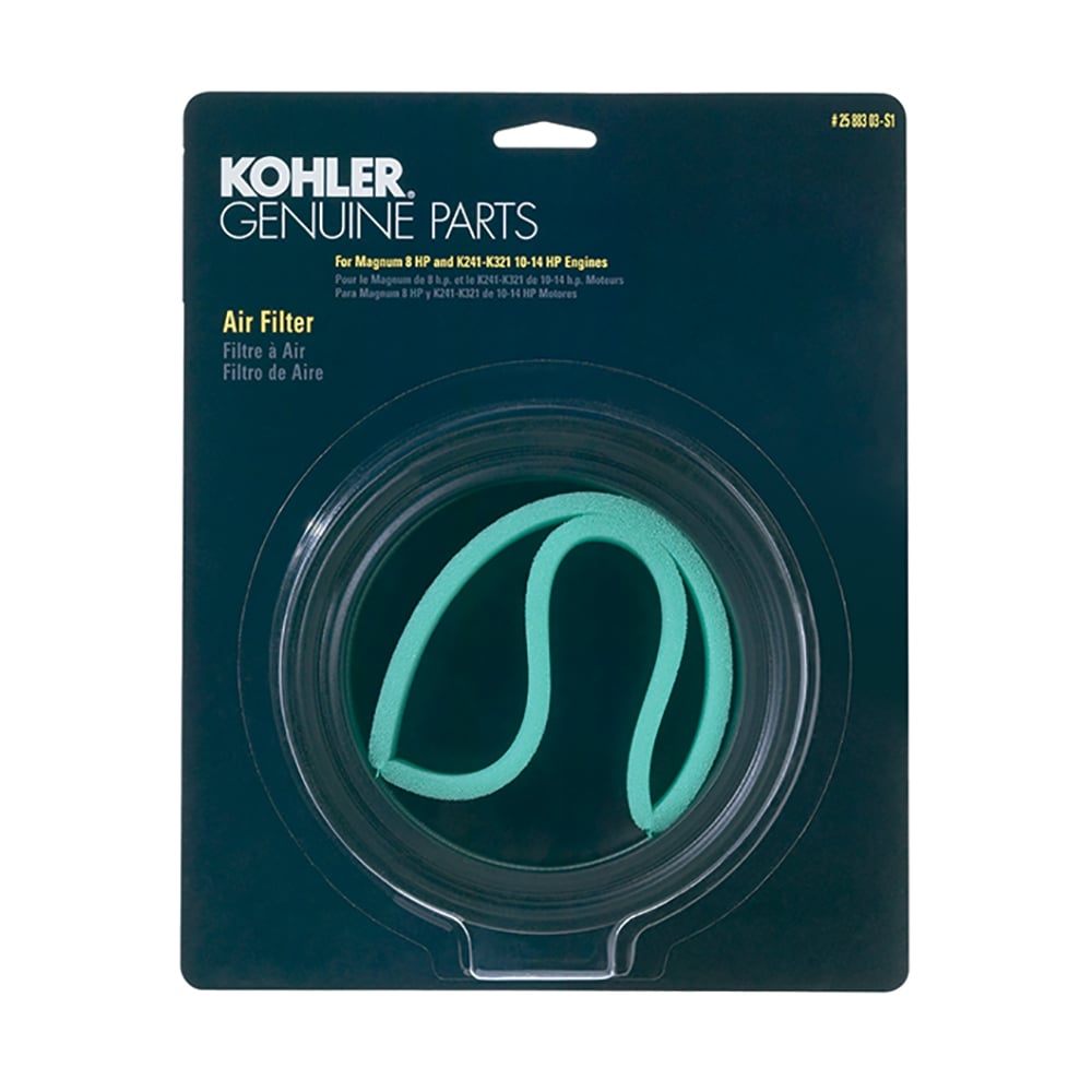 Kohler Air Filter and Pre-Cleaner 25 883 03-S1