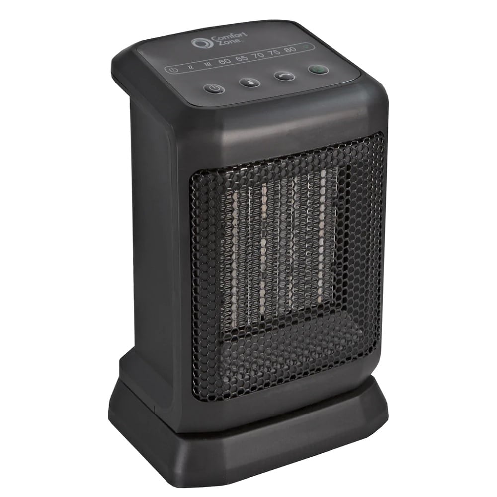 Comfort Zone Oscillating Ceramic Digital Heater - CZ465EBK