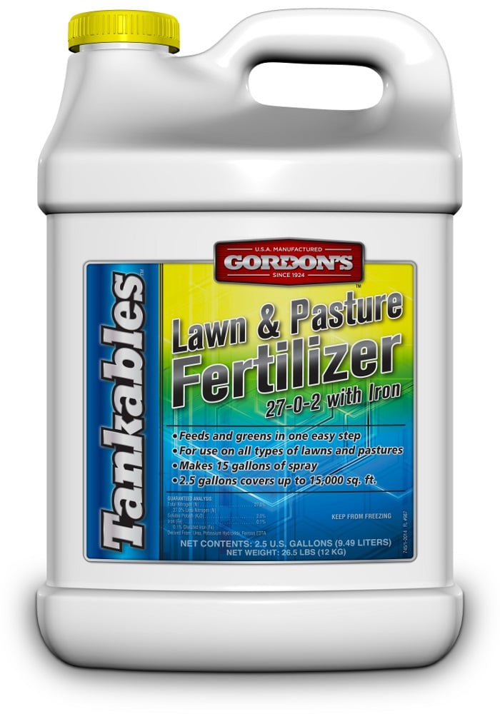 Gordons 27-0-2 Tankables Lawn& Pasture Fertilizer 2.5 Gallon - 7451120