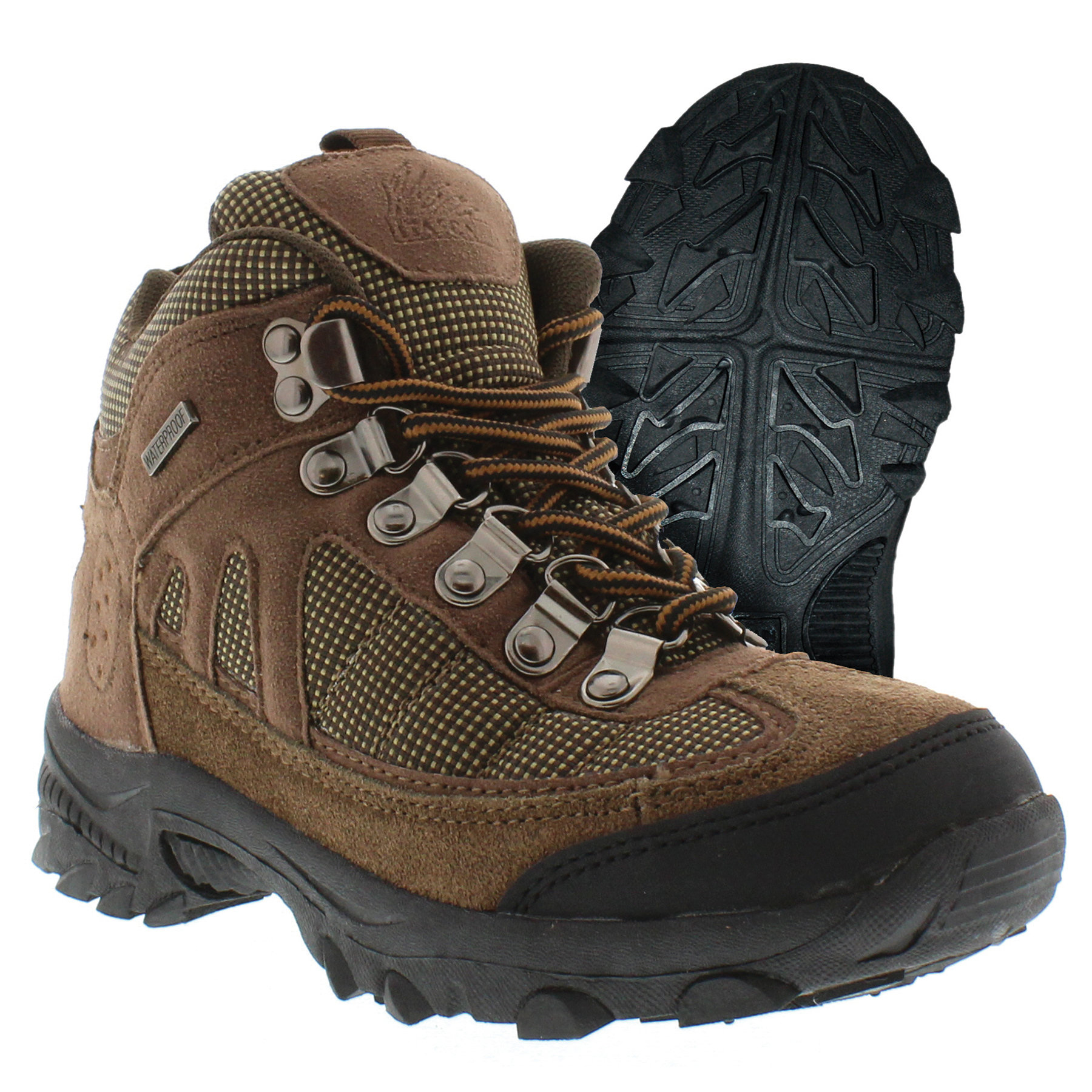 Lincoln Outfitters Kid's Sentinel Waterproof Hiker Boots Brown - 4506815