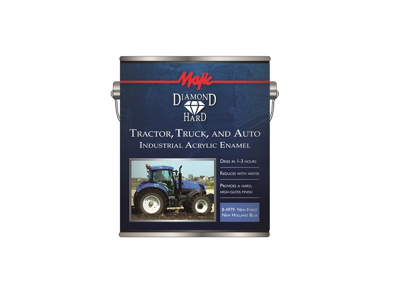 Majic Diamond Hard Tractor Truck & Auto Acrylic Enamel - New Ford/New Holland Blue, Gallon - 8-4979-1