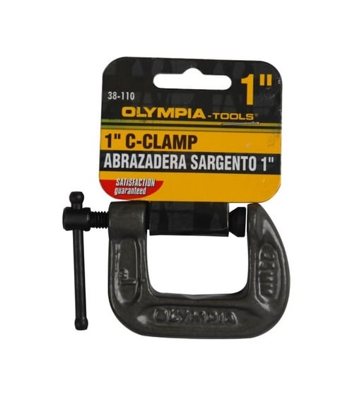 Olympia Tools C-Clamp 1 Inch x 1 Inch  - 38-110