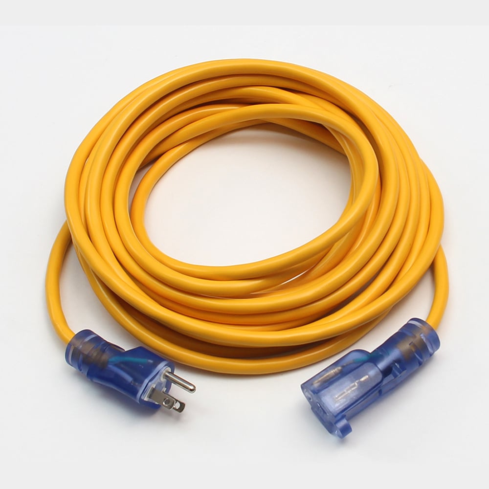 Pro Star 16/3 SJTW Lighted Yellow Extension Cord, 50 Foot - D11716050YL