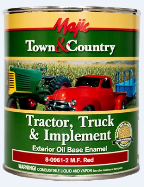 Majic Tractor Truck & Implement Exterior Oil Base Enamel Paint Massey Ferguson Red - 8-0961-2