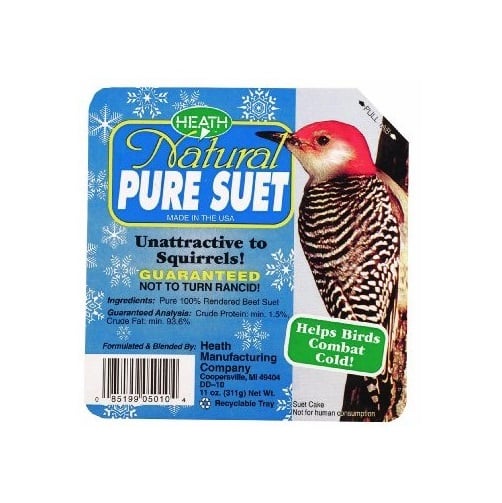 Heath Natural Pure Suet Bird Feed Cake - DD10