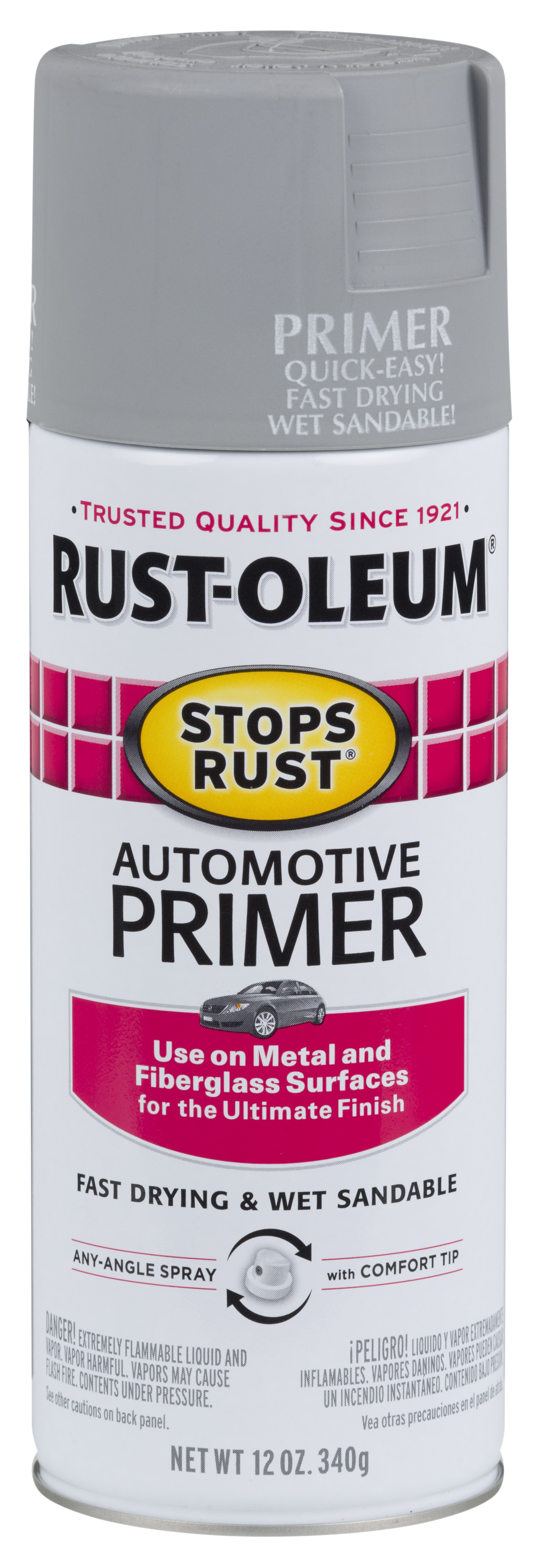 Rust-Oleum Stops Rust Auto Primer Spray Light Gray - 2081830