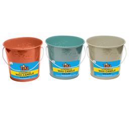 Tiki&#174; Metal Bucket Citronella Candle, Assorted Styles, 17 oz. - 1417040 Main Image