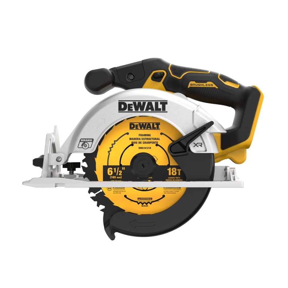 DEWALT® 20V MAX* XR® 6-1/2" Brushless Cordless Circular Saw - DCS565B