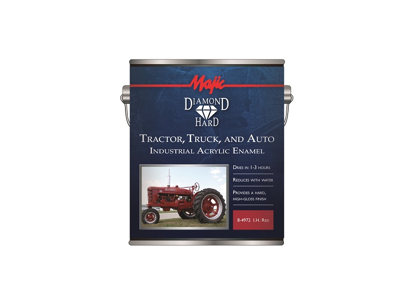 Majic Diamond Hard Tractor Truck and Auto Acrylic Enamel IH Red Gallon - 8-4972-1