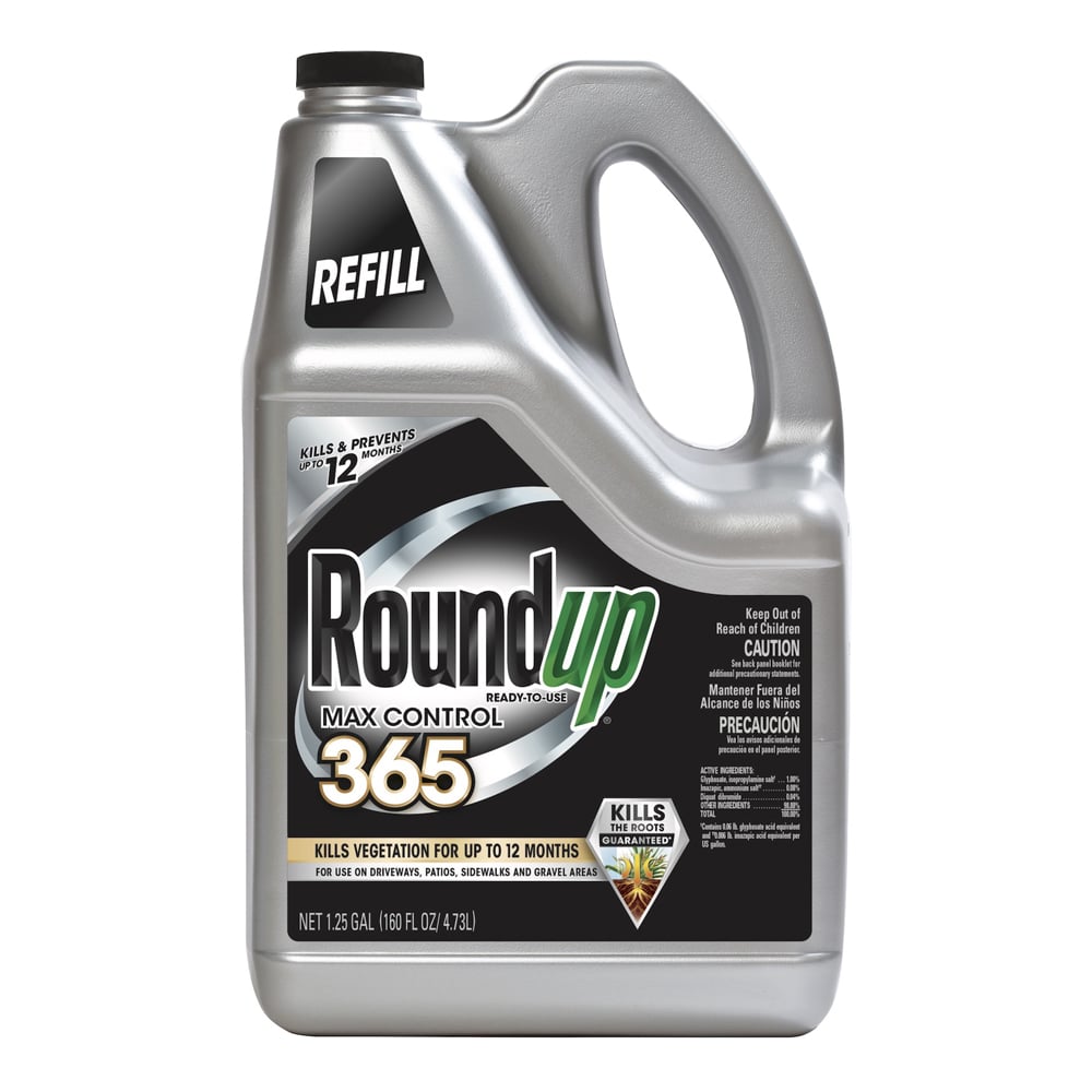 Roundup Ready-To-Use Max Control 365 Vegetation Killer Refill, 1.25 Gallon - 5000710