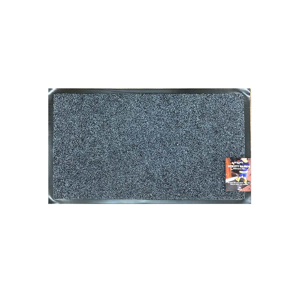 Grizzly Grass Walkoff Mat, Slate