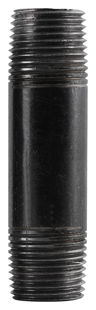 LDR Black Pipe Nipple 3/8" x 4" 308 38X4