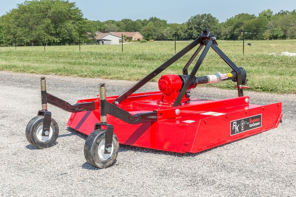 RK by King Kutter Lift Cutter with 40 HP Gear Box, No Guard, Red - L-48-40-XB-RR