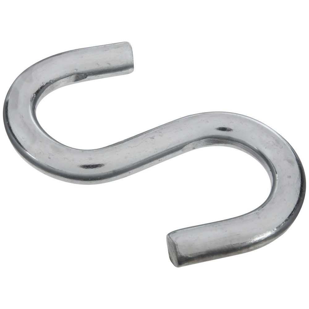 National Hardware 2076 Open S Hooks in Zinc plated - N347-849
