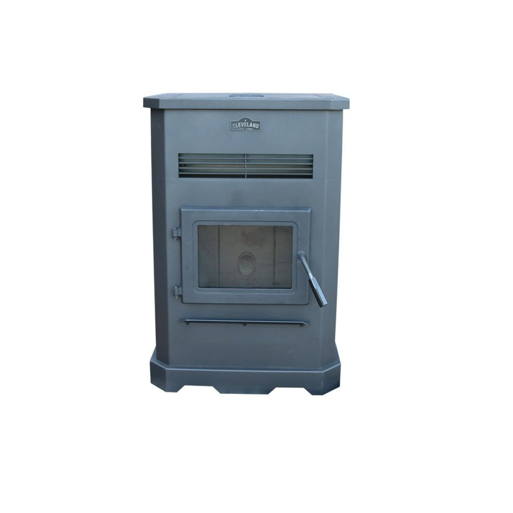 Cleveland Iron Works No.205 Large Pellet Stove, 2500 Sq Ft - F500205