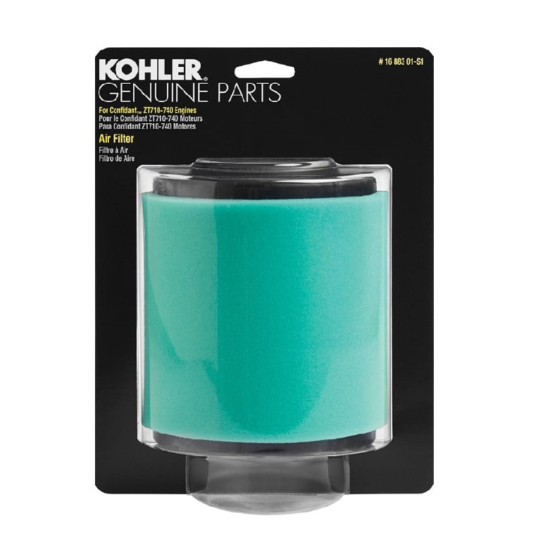 Kohler Airfilter/Precleaner, Fits Confidant® ZT710-740 Heavy-Duty - 16 883 01-S1
