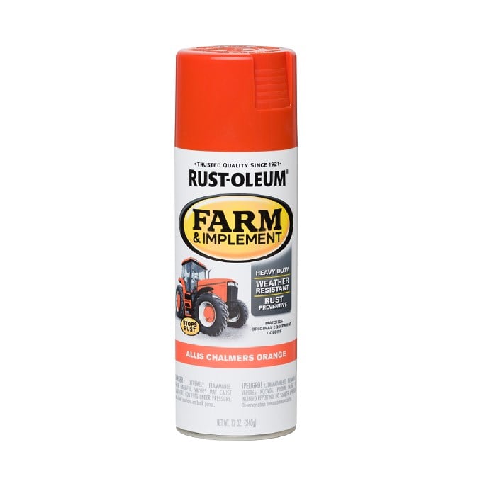 Rust-Oleum Farm Equipment Allis Chalmers Orange Spray - 280135