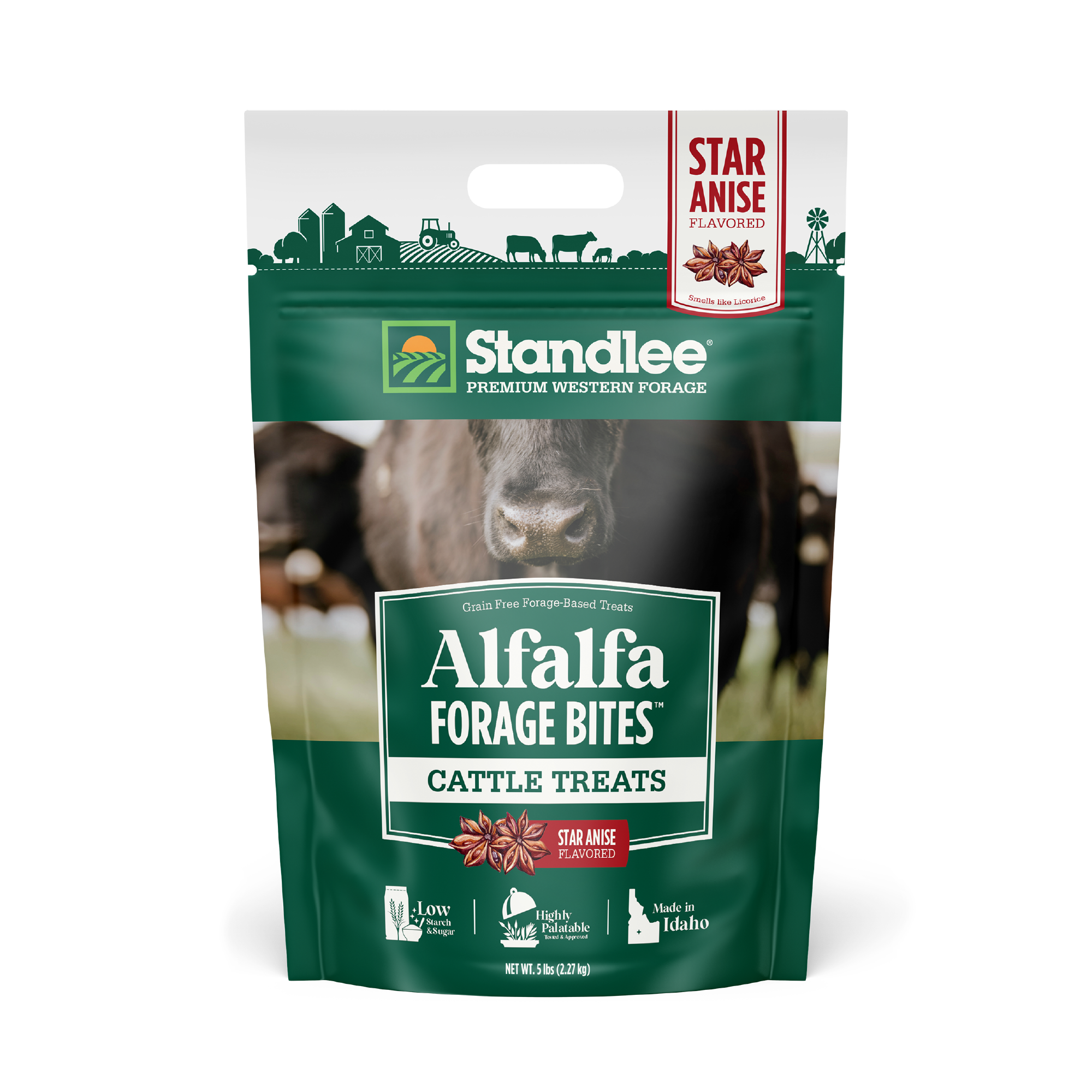 Standlee Premium Western Forage Alfalfa Forage Bites Cattle Treats - 1175-41013-0-0