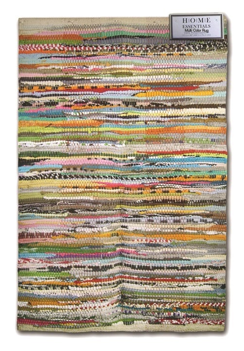 Assorted Home Essentials Assorted MultiColor Chindi Rug CSL73366